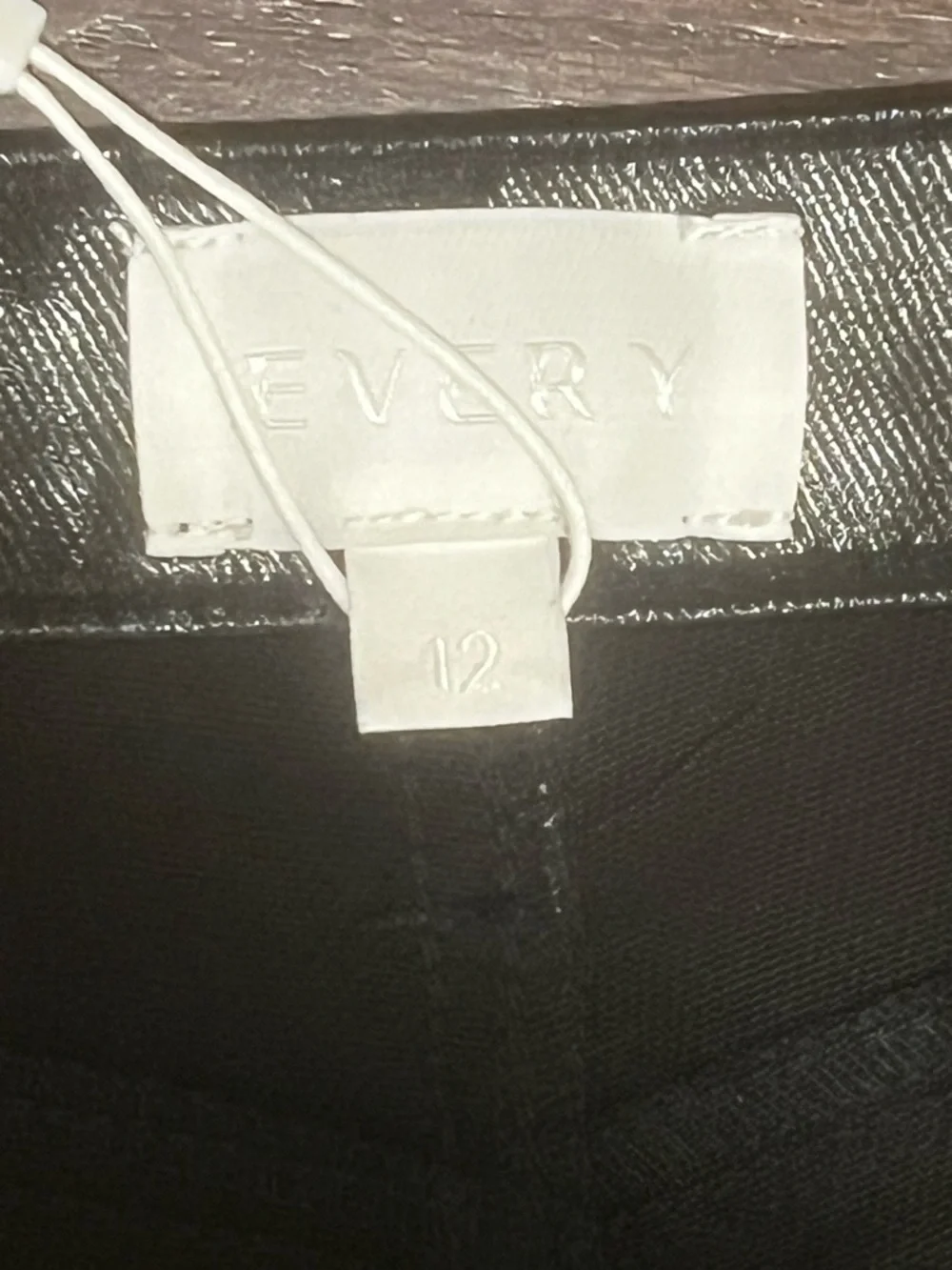 🖤 NWT Everly Faux Leather Wide Leg Pants Size 12 | Glossy Black